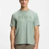 T-shirt med ton-i-ton-logotyp i stretchbomull T-shirt med ton-i-ton-logotyp i stretchbomull