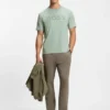 T-shirt med ton-i-ton-logotyp i stretchbomull T-shirt med ton-i-ton-logotyp i stretchbomull