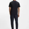 T-shirt med ton-i-ton-logotyp i stretchbomull T-shirt med ton-i-ton-logotyp i stretchbomull