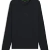 T-shirt med ton-i-ton-mönster i interlockbomull T-shirt med ton-i-ton-mönster i interlockbomull