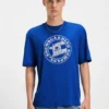 T-shirt med tryck i bomullsfrotté