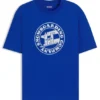T-shirt med tryck i bomullsfrotté