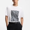 T-shirt med tryck i bomullsjersey T-shirt med tryck i bomullsjersey