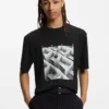 T-shirt med tryck i bomullsjersey T-shirt med tryck i bomullsjersey