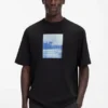 T-shirt med tryck i bomullsjersey