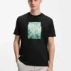 T-shirt med tryck i bomullsjersey