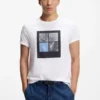 T-shirt med tryck i bomullsjersey