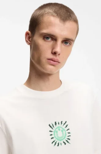 T-shirt med tryck i bomullsjersey