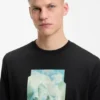 T-shirt med tryck i bomullsjersey