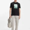 T-shirt med tryck i bomullsjersey