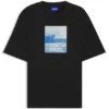 T-shirt med tryck i bomullsjersey