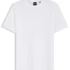 T-shirt med vertikala ränder i merceriserad bomull T-shirt med vertikala ränder i merceriserad bomull