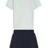 T-shirt- och shortsset för barn med logodetaljer T-shirt- och shortsset för barn med logodetaljer