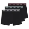 Tre-pack boxershorts i stretchbomull