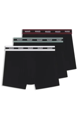 Tre-pack boxershorts i stretchbomull
