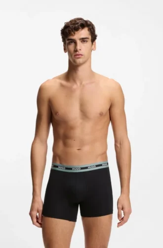 Tre-pack boxershorts i stretchbomull