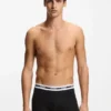 Tre-pack boxershorts i stretchbomull