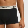 Tre-pack boxershorts med logotyp i midjan i stretchbomull