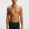 Tre-pack boxershorts med logotyp i midjan i stretchbomull