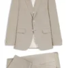 Tredelad slim fit-kostym i mönstrad stretchull Tredelad slim fit-kostym i mönstrad stretchull