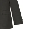 Tredelad slim fit-kostym i mönstrad stretchull