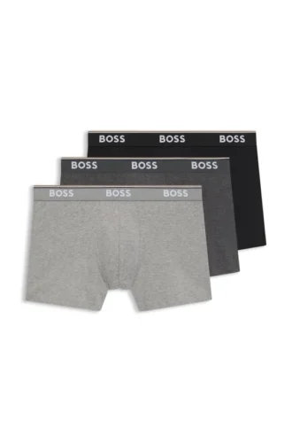 Trepack boxershorts i stretchbomull