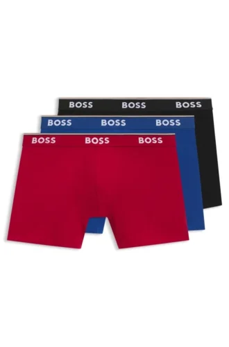 Trepack boxershorts i stretchbomull