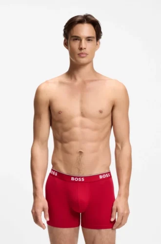 Trepack boxershorts i stretchbomull