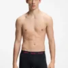 Trepack boxershorts med jacquardmönstrad logotyp i midjan