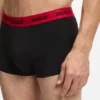 Trepack boxershorts med jacquardmönstrad logotyp i midjan