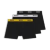 Trepack boxershorts med logotyp i midjan