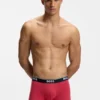 Trepack boxershorts med logotyp i midjan