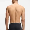 Trepack boxershorts med logotyp i midjan