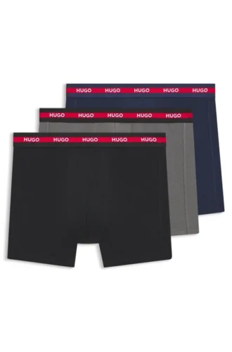 Trepack med boxershorts i stretchbomull