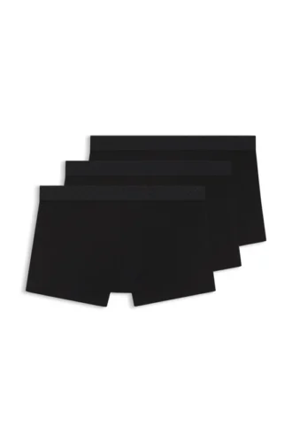 Trepack med boxershorts i stretchbomull