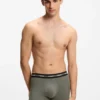 Trepack med boxershorts i stretchbomull