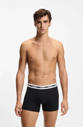 Trepack med boxershorts i stretchbomull