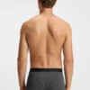 Trepack med stretchiga bomullskalsonger med logotyper