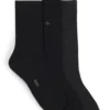 Trepack med strumpor i normal längd med logodetaljer