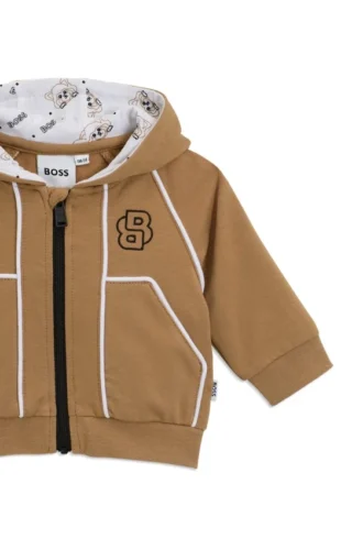 Träningsdräkt i stretchbomull för barn med Double B-monogram