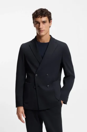 Tvådelad slim fit-kostym i funktionsstretchtyg
