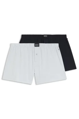 Tvåpack boxershorts i stretchbomull