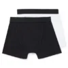 Tvåpack boxershorts i stretchbomull för barn med logotyp