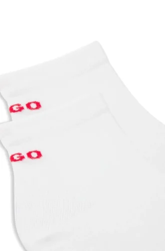 Tvåpack korta strumpor i bomullsblandning