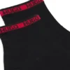 Tvåpack korta strumpor med logoband
