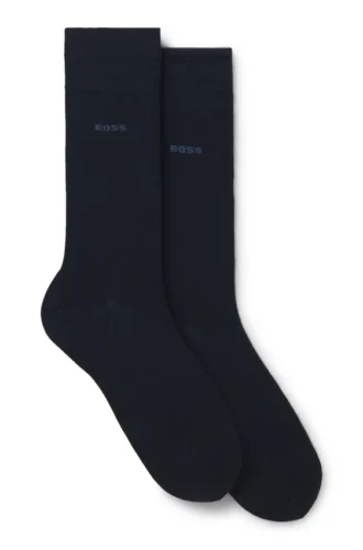 Tvåpack med bambublandade strumpor i normal längd