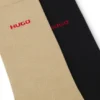 Tvåpack med logostrumpor i midilängd