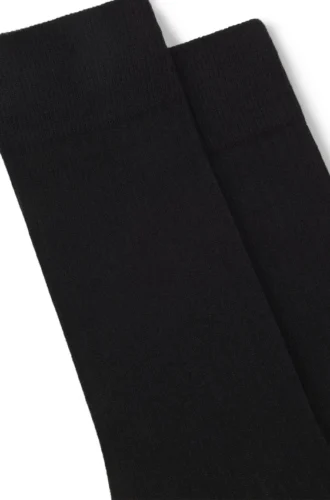 Tvåpack ribbade strumpor i normal längd
