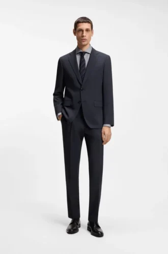 Tvättbar slim fit-kavaj i stretchtyg