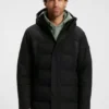 Vattenavvisande parkas med dunfyllning